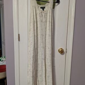 Floral Sleeveless Maxi Sleep Dress